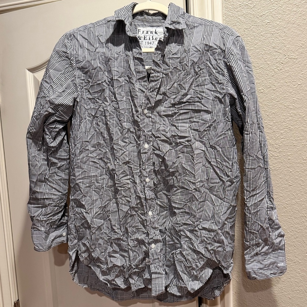 Frank & Eileen Crinkle Joedy Plaid Button Up Shirt